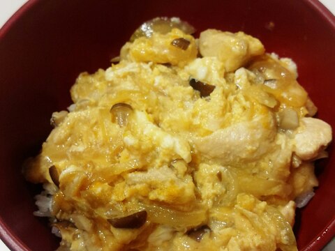 しめじ入り♪親子丼